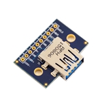 USB Type AFemale Breakout Board with mounting holes