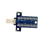 USB Type C Male Plug Breakout Board with mounting holes