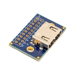 HDMI 2.1 Type A Female Breakout Board with mounting holes