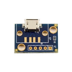 Micro USB Breakout Board with mounting holes