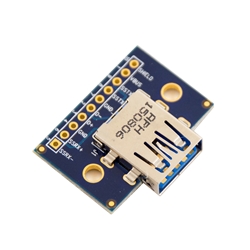 USB Type AFemale Breakout Board with mounting holes